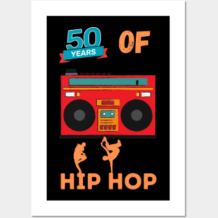 Hip Hop 50 years Posters and Art